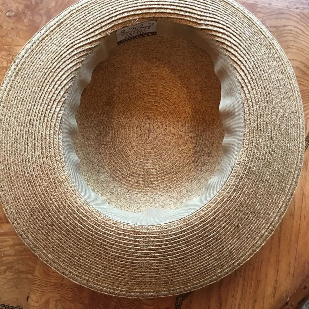 SUN N Sand Creme Tie Hat!